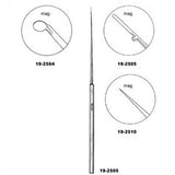 MILTEX HOUSE Sheehy Knife Curette, 6" (151mm), 2mm diameter, semi-sharp blade, Malleable Shaft, Octagonal Handle. MPN: 19-2504 - Image 2