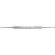 MILTEX HOUSE Curette, 6" (152mm), Strong Angle, Oval Cups, 2.25mm x 3mm and 2mm x 2.5mm. MPN: 19-2530