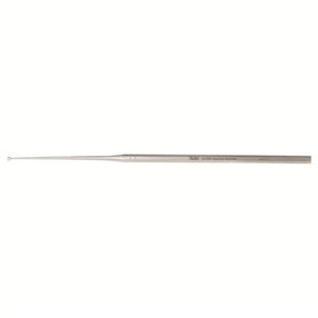 MILTEX BUCK Ear Curette, 6-1/2" (16.5 cm), angled, blunt, size 0. MPN: 19-292