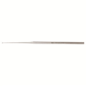MILTEX BUCK Ear Curette, 6-1/2" (16.5 cm), angled, blunt, size 1. MPN: 19-294