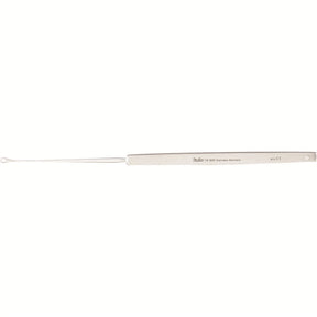 MILTEX SHAPLEIGH Ear Curette, 6" (15.2 cm), small size, serrated loop. MPN: 19-300