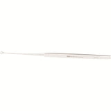 MILTEX SHAPLEIGH Ear Curette, 6" (15.2 cm), large size, serrated loop. MPN: 19-302