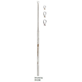 MILTEX BILLEAU Flexible Ear Loop, 6-1/2" (165mm), Medium Size No. 2. MPN: 19-316