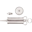 MILTEX Metal Ear Syringe, one short bulbous, one tapered tip, shield, 4 ounce (.12 liter). MPN: 19-385