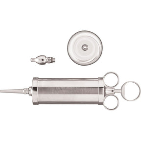 MILTEX Metal Ear Syringe, one short bulbous, one tapered tip, shield, 4 ounce (.12 liter). MPN: 19-385