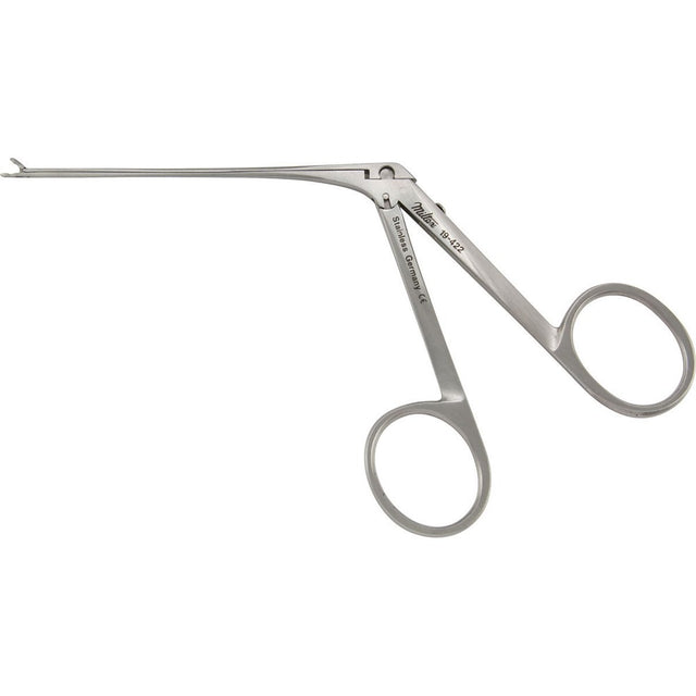 MILTEX HOUSE Miniatrue Ear Forceps, 2-3/4" (7.2 cm) shaft, .6 mm X 1 mm cups, angle right 15 deg. MPN: 19-422