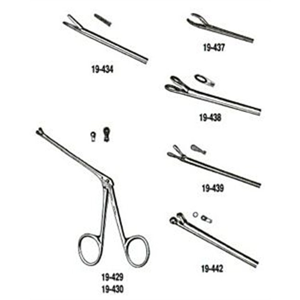 MILTEX HARTMAN-HERZFELD Ear Alligator Forceps, 3-3/8" (87mm) Shaft, 3mm Cup. MPN: 19-430 - Image 2