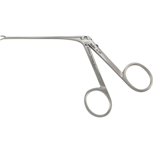 MILTEX MCGEE Crimper/Wire Closure Forceps, 2-3/4" (7.2 cm), short 3 mm jaws angled slightly downward. MPN: 19-480