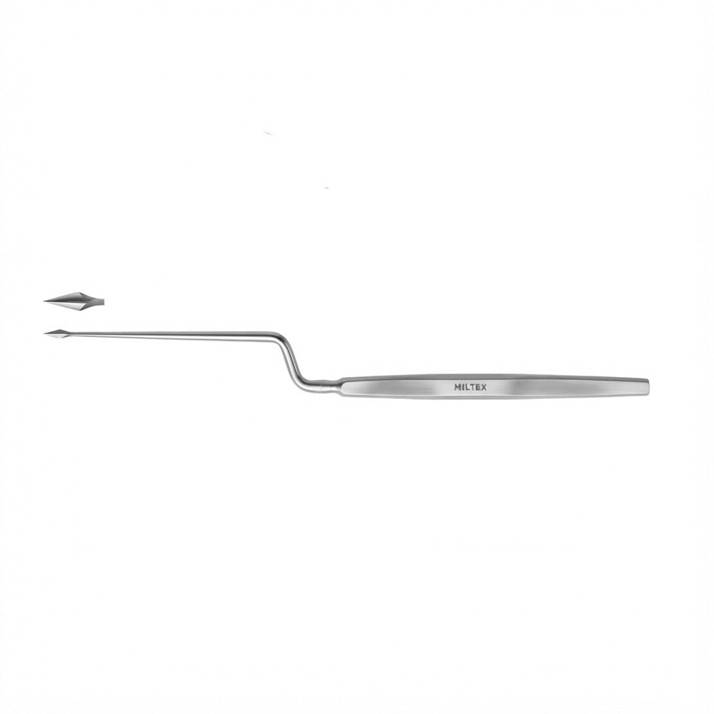 MILTEX POLITZER Ear Knife, 7" (17.8 cm), spear blade, bayonet. MPN: 19-510