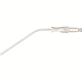 MILTEX FRAZIER Suction Tube, 7" (175mm), 6 French, 2mm, with finger cut-off, angled. MPN: 19-570