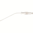 MILTEX FRAZIER Suction Tube, 7" (175mm), 10 French, 3.3mm, with finger cut-off, angled. MPN: 19-575