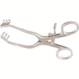 MILTEX SCHUKNECHT Postauricular Retractor, 3 X 3 teeth, 3" (7.6 cm) opening. MPN: 19-655