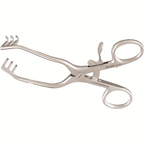 MILTEX SCHUKNECHT Postauricular Retractor, 3 X 3 teeth, 3" (7.6 cm) opening. MPN: 19-655