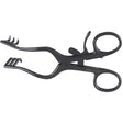MILTEX WULLSTEIN Endaural Retractor, 3 X 3 sharp teeth, ebony non-glare finish. MPN: 19-660