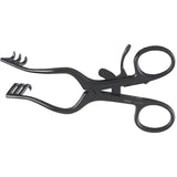 MILTEX WULLSTEIN Endaural Retractor, 3 X 3 sharp teeth, ebony non-glare finish. MPN: 19-660