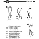 MILTEX WULLSTEIN Endaural Retractor, 3 X 3 sharp teeth, ebony non-glare finish. MPN: 19-660 - Image 2