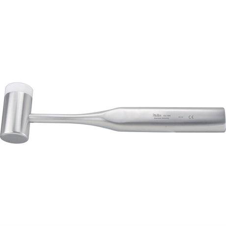 MILTEX Mallet, 7-1/2" (19.1 cm), lightweight 9 oz. (255 G), stainless head 1" (2.5 cm) diameter, 1 stainless face & 1 nylon cap. MPN: 19-794