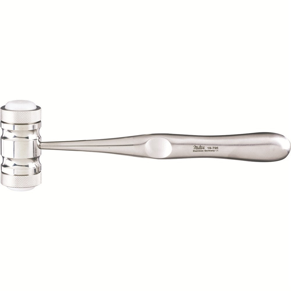 MILTEX MEAD Mallet, 7-1/2" (19.1 cm), head 8 oz. (227 G), 2 replaceable nylon caps. MPN: 19-796