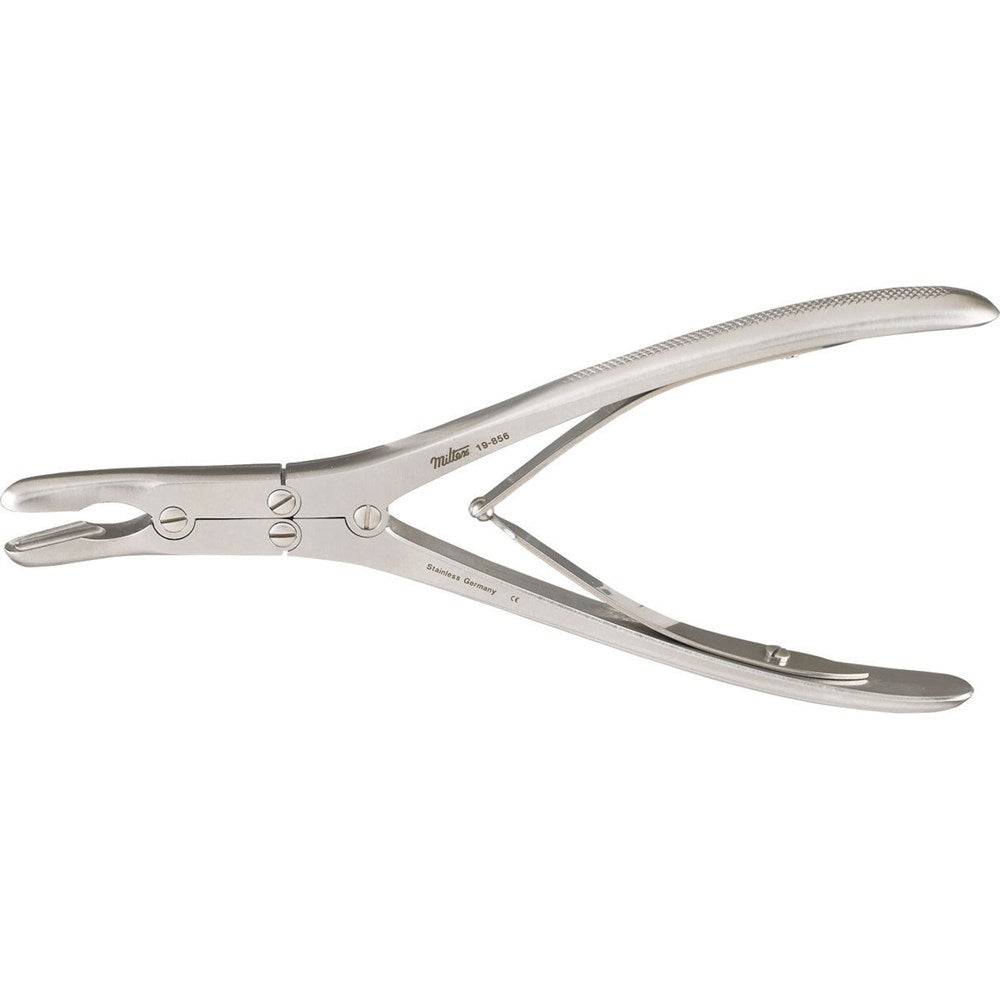 MILTEX RUSKIN Rongeur, 7-1/4" (185mm), Curved, 6mm Bite Jaws, Double Action. MPN: 19-856