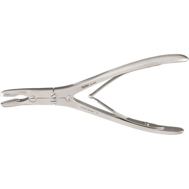 MILTEX RUSKIN Rongeur, 7-1/4" (185mm), Curved, 6mm Bite Jaws, Double Action. MPN: 19-856