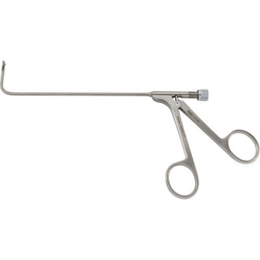 MILTEX Frontal Sinus Recess Giraffe Forceps, 5-1/2" shaft, 2 X 4 mm, 90 degree horizontal jaws, luer lock port/cleaning. MPN: 20-1016