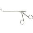 MILTEX Frontal Sinus Recess Giraffe Forceps, 5-1/2" shaft, 3 X 5 mm, 45 degree vertical jaws, luer lock port/cleaning. MPN: 20-1018
