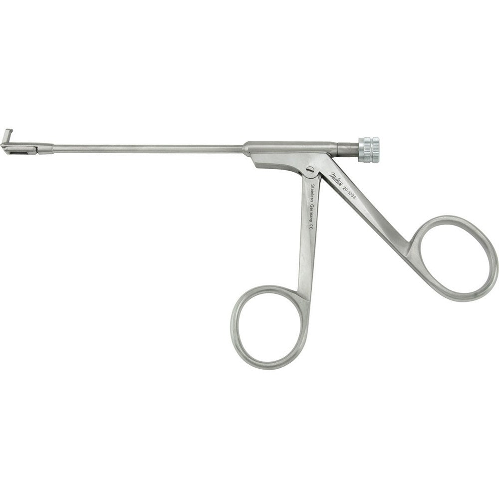 MILTEX Ostrum Antrum Punch-Backbiter - bite, 3-5/8" (9.2 cm) shaft, 2.5 X 7 mm bite, straight, luer lock port/cleaning. MPN: 20-1034