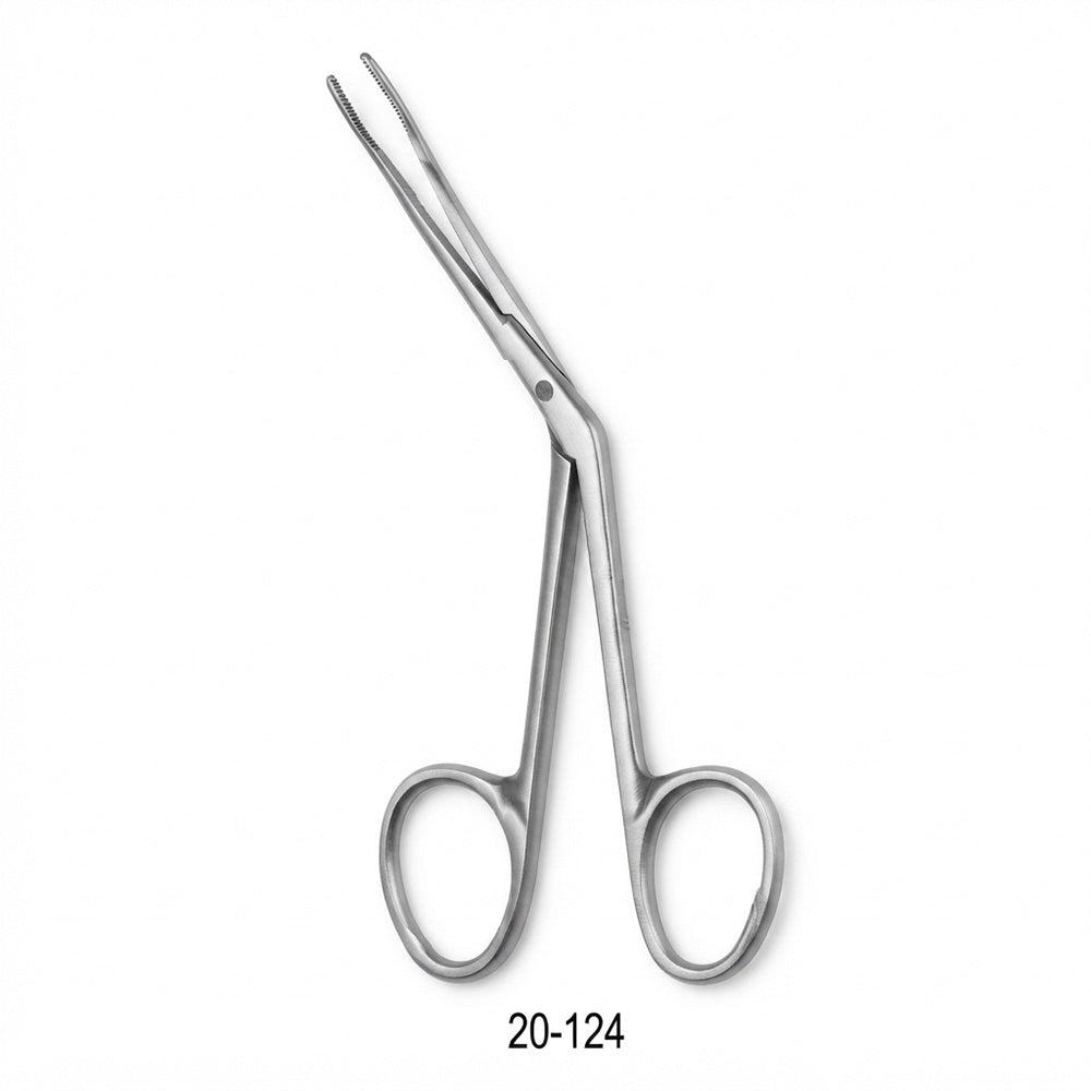 MILTEX HARTMAN Nasal Dressing Forceps, 7-1/4" (185mm), Improved Delicate Pattern, Serrated Tips. MPN: 20-124