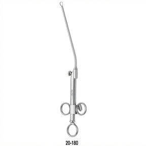 MILTEX KRAUSE Nasal Snare, 10" (255mm), standard pattern with slightly angled Cannula. MPN: 20-180