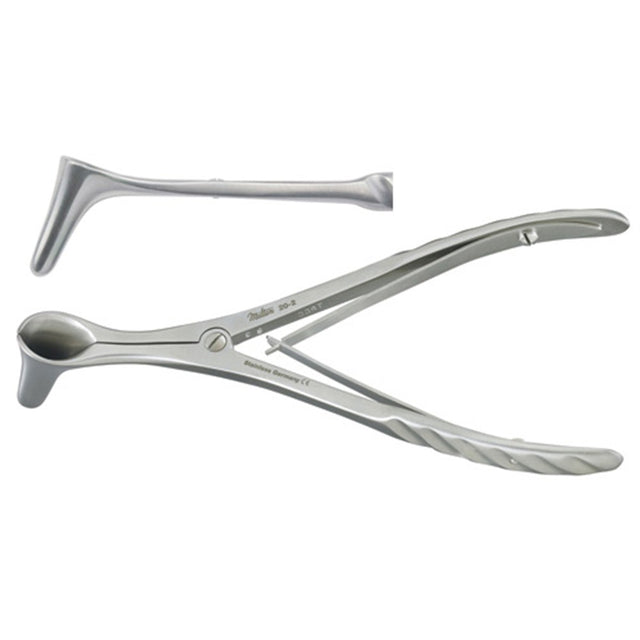 MILTEX SONNENSCHEIN Nasal Speculum, 6-1/4" (156mm), 1" (26.6mm) deep. MPN: 20-20