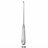 MILTEX HALLE Ethmoid Curette, 8-1/2" (21.6 cm), stainless oval cup on malleable copper shaft. MPN: 20-300