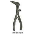 MILTEX COTTLE Septum Speculum, 5-1/8" (130mm), 3" (75mm) long narrow tapered blades, hinged double spring, side adjusting screw, Ebony Finish finish. MPN: 20-36-75