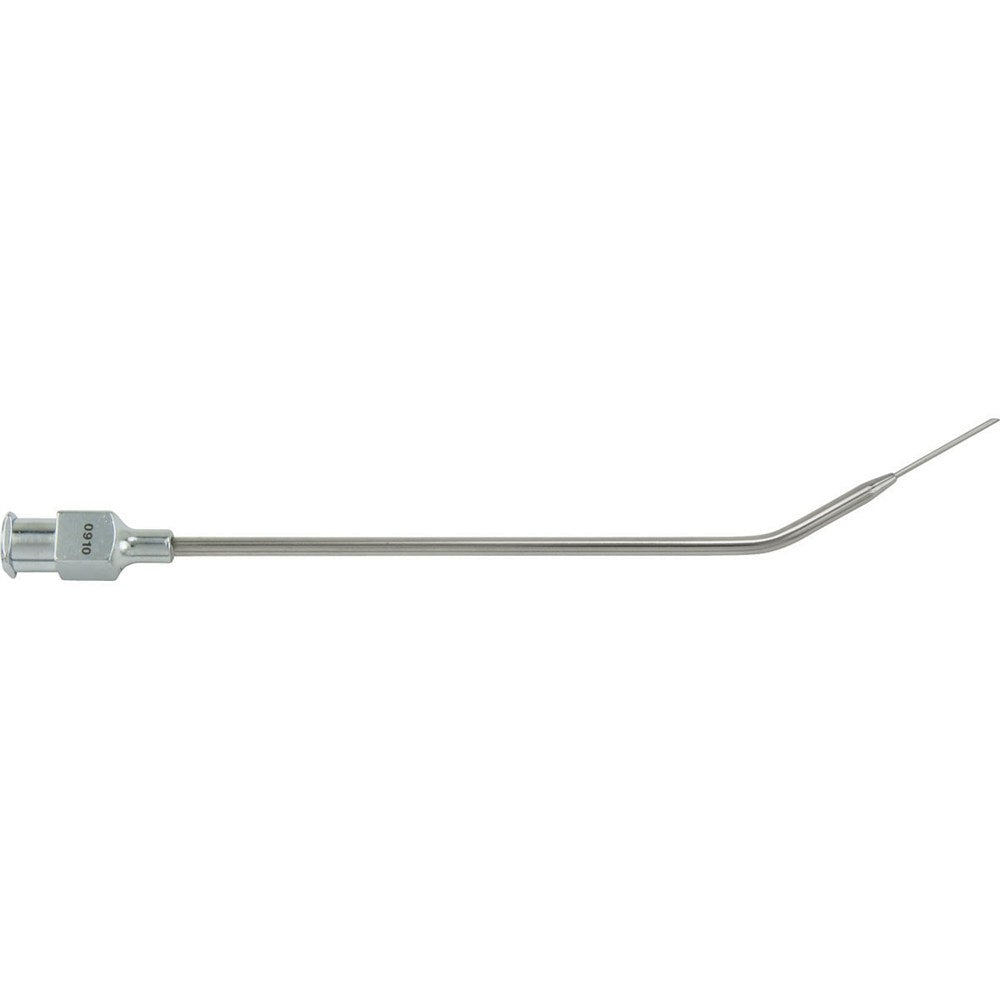 MILTEX Luer-lock Tonsil Needle, curved, 23 gauge, 3-3/4". MPN: 20-427