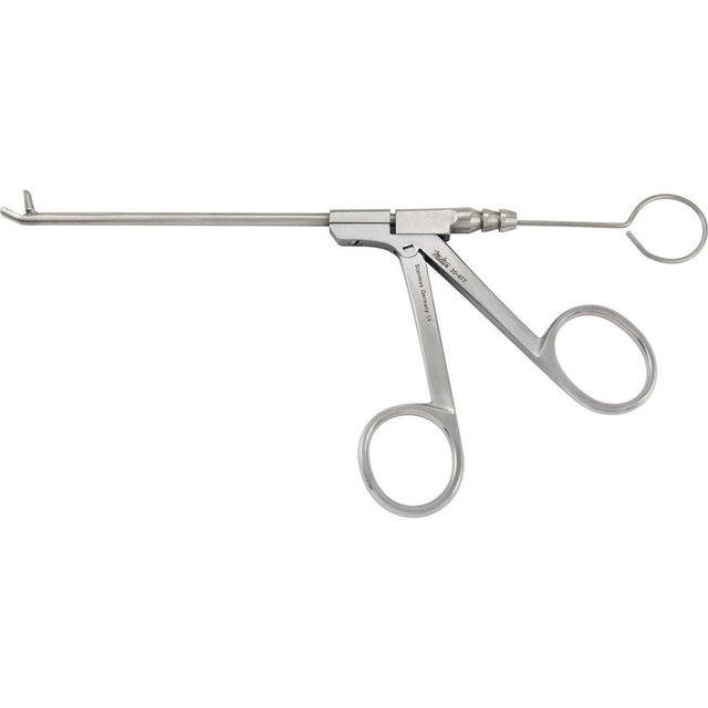 MILTEX Suction Nasal Forceps, 3-15/16" (10 cm) shaft, solid upper jaw, size 0, 3.5 mm angled jaw. MPN: 20-477