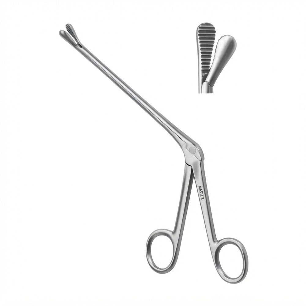 MILTEX LEWIS Septum Compression Forceps, 8" (20.3 cm), flat serrated jaws, 15 X 7 mm, shaft 4-3/4" (12.1 cm). MPN: 20-510