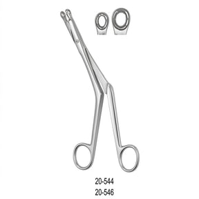 MILTEX BRUENING Septum Forceps, 7-1/2" (19.1 cm), mortised shank, small fenestrated cup jaws 7 mm wide. MPN: 20-544