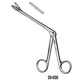 MILTEX STRUYKEN Turbinate Forceps, 4-1/2" (11.4 cm) shaft, 1 X 15 mm bite, through-cutting. MPN: 20-630