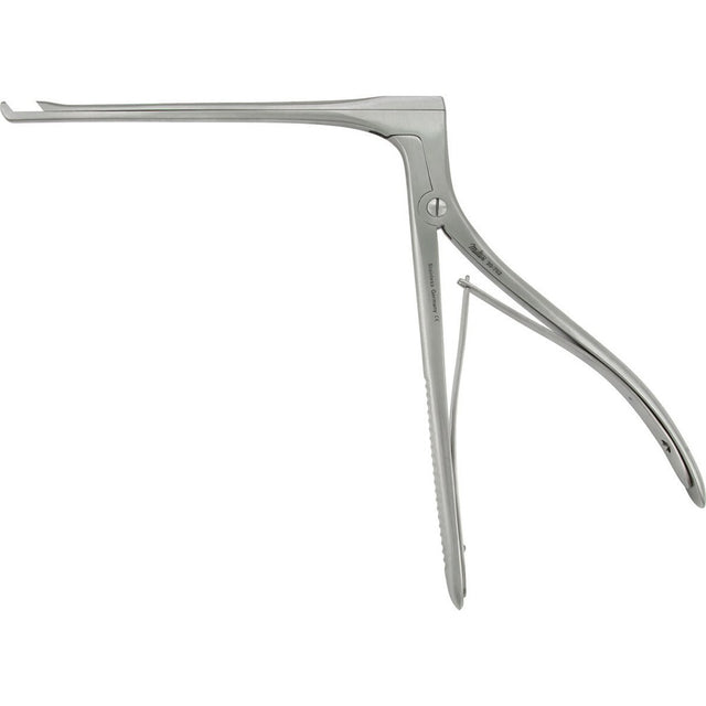 MILTEX Antrum Punch Forceps, 5-3/4" (14.5 cm) shaft, 4 X 5 mm bite, 45 degrees forward biting. MPN: 20-702