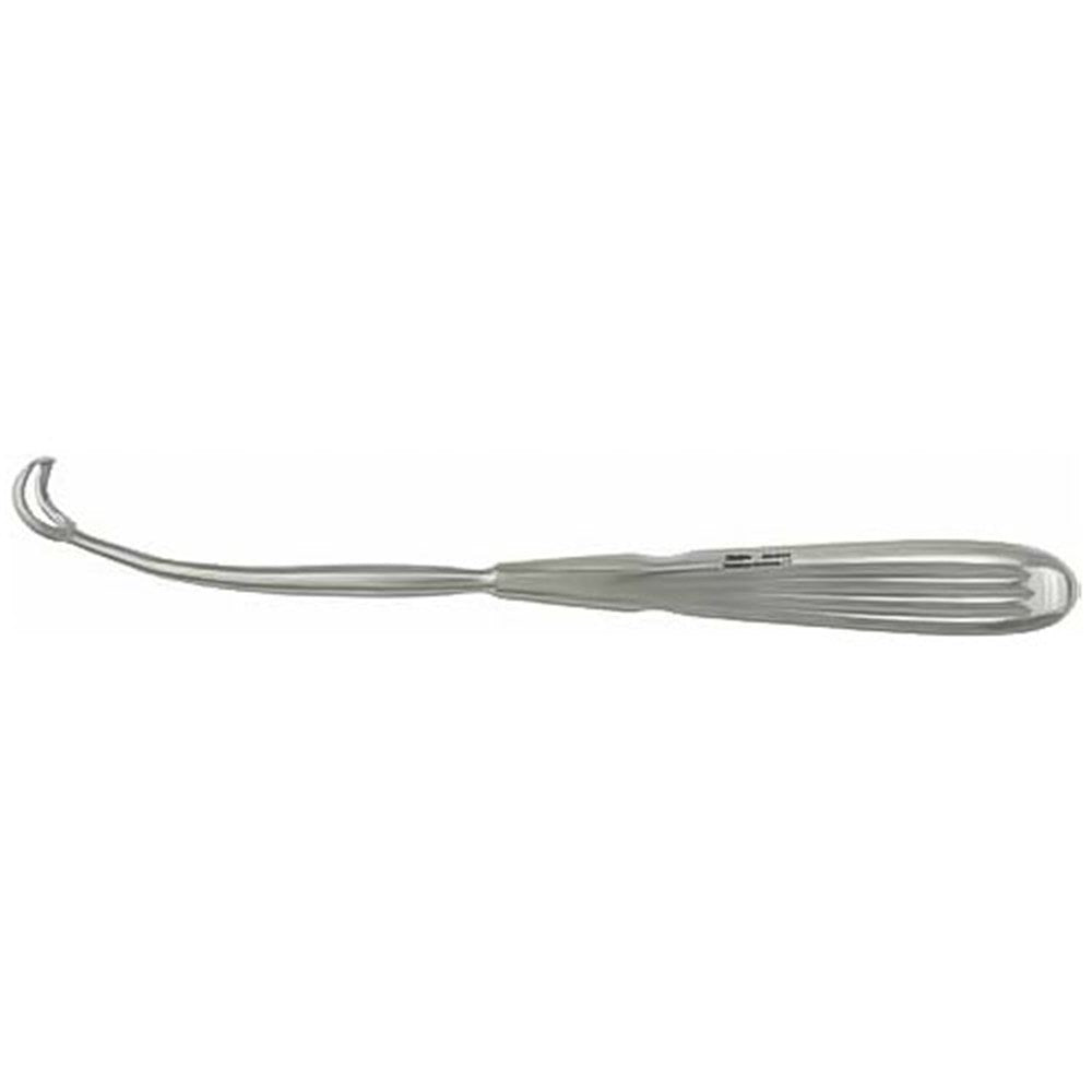 MILTEX Reverse Curve Adenoid Curette, 8-2/3 15/16" (20.8 cm), size 4, 19 mm blade. MPN: 20-814