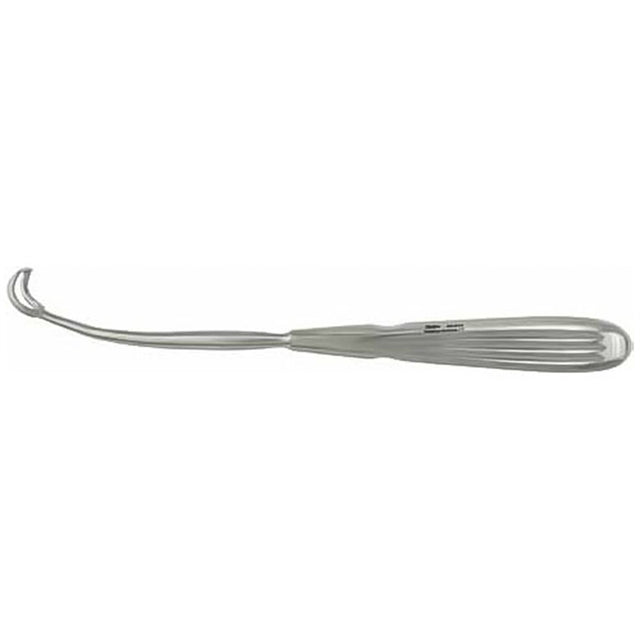 MILTEX Reverse Curve Adenoid Curette, 8-2/3 15/16" (20.8 cm), size 4, 19 mm blade. MPN: 20-814