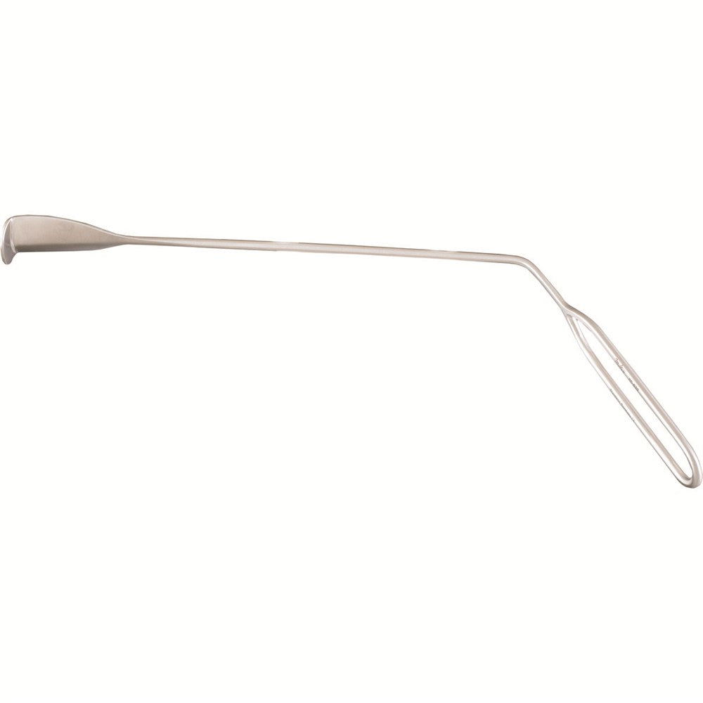 MILTEX LOTHROP Uvula Retractor, 8" (20.3 cm) shaft, grooved blade 40 X 18 mm, 5 mm deep lip. MPN: 20-835