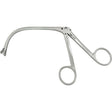 MILTEX KING Adenoid Punch Forceps, 4-11/32" (11 cm) shaft, no. 1, triangular, 6 mm upper jaw 7 mm lower basket, strong curve. MPN: 20-930