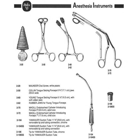 MILTEX YANKAUER Suction Tube, 12-1/4" (314mm), with removable tip and tubing connection. MPN: 2-104SS - Image 2