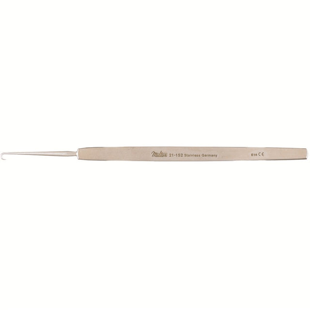 MILTEX Skin Hook, 4-3/4" (12.1 cm), sharp prong, 2 mm diameter. MPN: 21-152