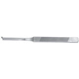 MILTEX SILVER Osteotome, single guard, 7" (17.8 cm), left. MPN: 21-229