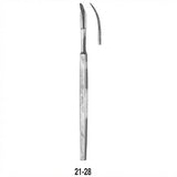 MILTEX FOMON Knife, 5-1/2", curved, blunt point, double edge. MPN: 21-28