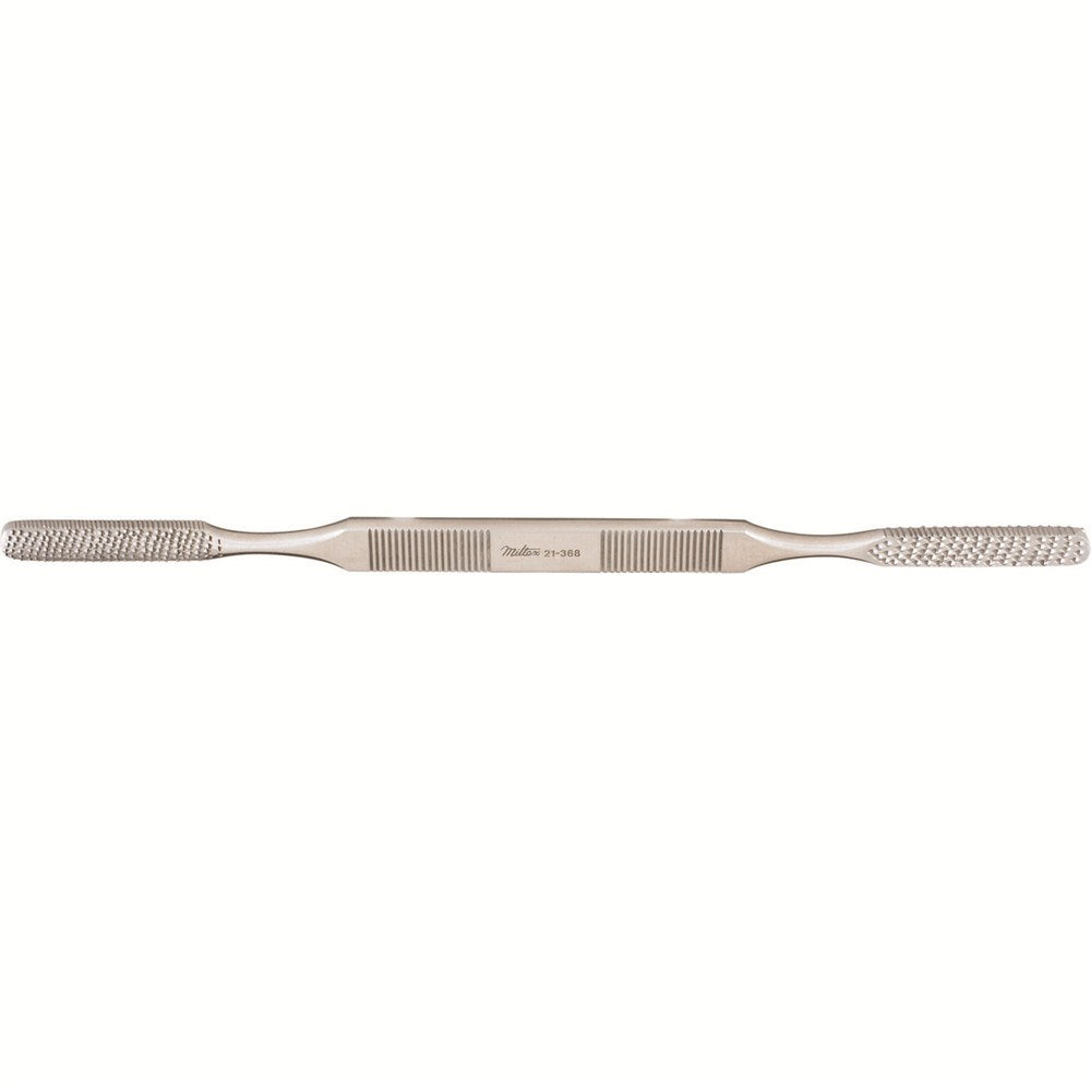 MILTEX FOMON Rasp, 8-1/4" (210mm), Double-Ended, Convex and Flat Sides, Coarse and Fine, Backward Cutting. MPN: 21-368