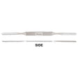 MILTEX FOMON Rasp, 8", Double-Ended, Convex and Flat Sides, Coarse, Backward Cutting. MPN: 21-369