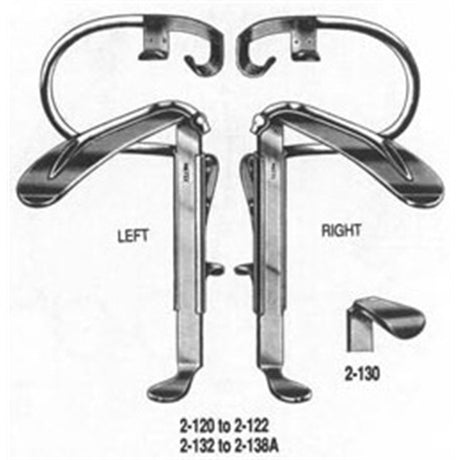 MILTEX Blades for DAVIS or MCIVOR Mouth Gags, size No. 5. 1" X 4" (2.5 X 10.2 cm), tongue blade with ether tube. MPN: 2-138A