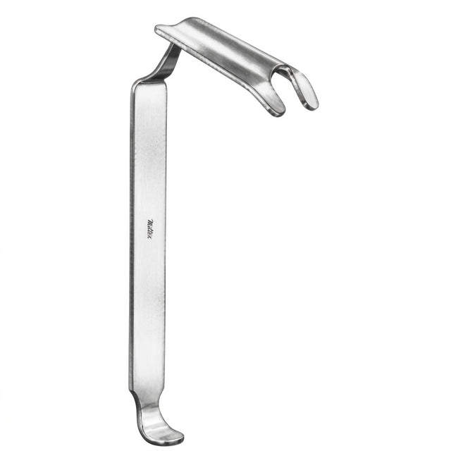MILTEX Ring Tongue Retractor Blades, size No. 3. 1-1/8" X 3" (2.9 X 7.6 cm), left. MPN: 2-141